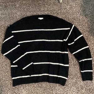 H&M Striped Crew Neck Sweater